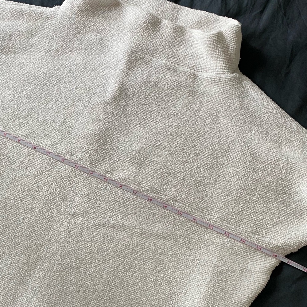 O’Neil Oversized Cotton Terry Tunic Sweater - Picture 7 of 15